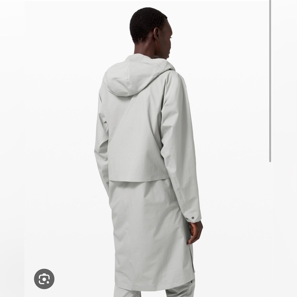Lululemon Lab Kosaten Shell Jacket Gray XS Hooded W4BINS - Picture 2 of 9